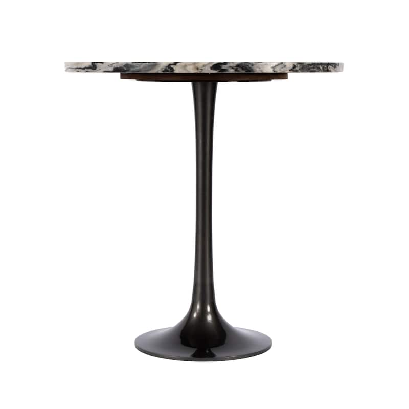 Paxton Round Marble Accent Table