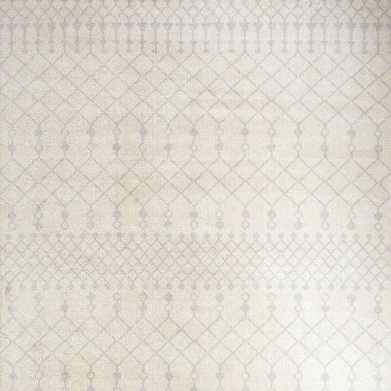 Power Loomed Abstract Modern Low Pile Area Rug