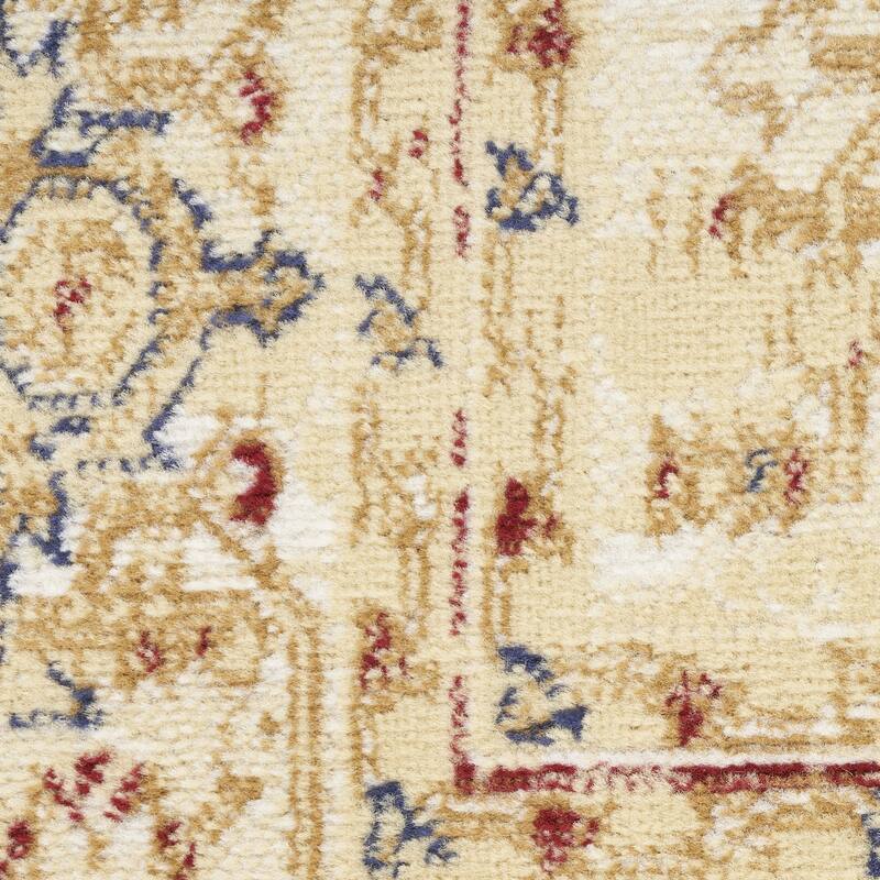 Cinon Power Loomed Distressed Traditional Area Rug By HomeRoots - 90' X '27' X '0.5