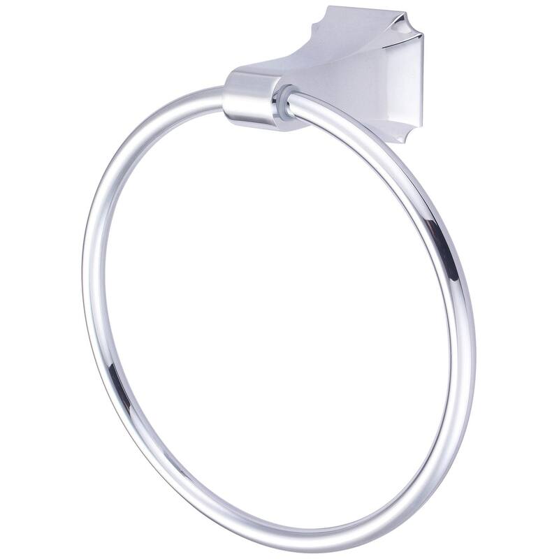 Pioneer Faucets 7PR034 Prenza 7-5/16" Wall Mounted Towel Ring - Chrome