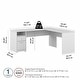 preview thumbnail 23 of 47, 72W L-shaped Computer Desk with Drawers by Bush Furniture