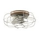 preview thumbnail 8 of 46, Jaxon® 22" Flush Mount Ceiling Fan - Arranmore Lighting & Fans® Galvanized