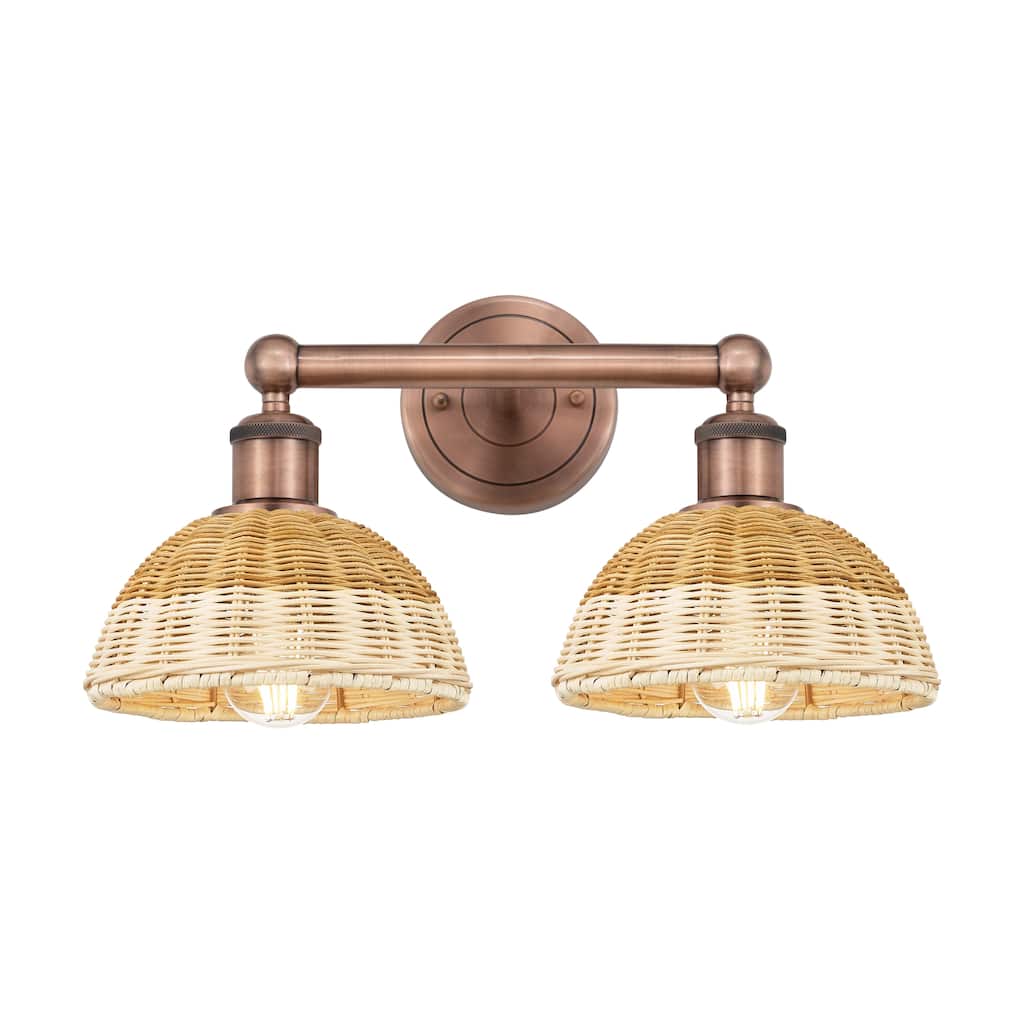 Innovations Lighting Endless Possibilities Edison - Bristol Natural II - 2 Light 17" Bath Vanity Light