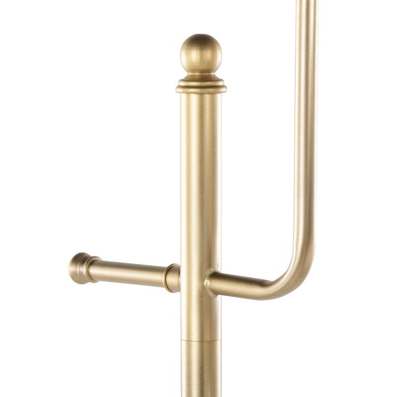 Silver Orchid Morello 64" Metal Reader Floor Lamp
