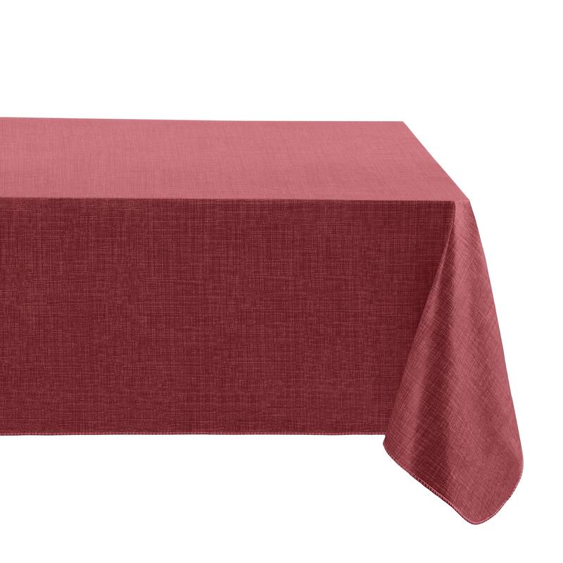 Monterey Linen Texture Vinyl Indoor/Outdoor Tablecloth