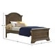 preview thumbnail 2 of 1, Olivia Traditional Wood Complete Twin Bed, Rosewood Brown