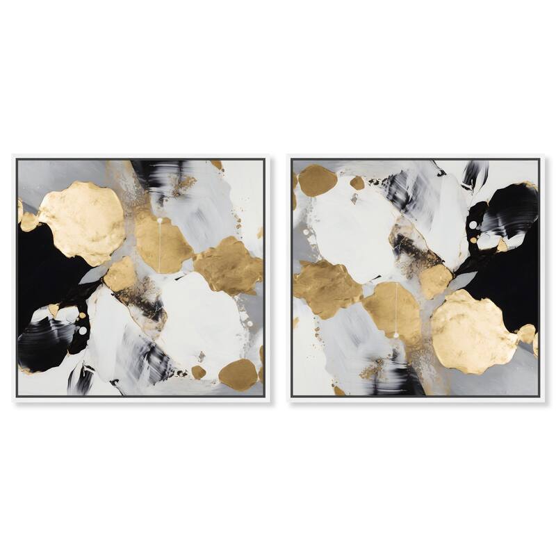 Foggy Paris Canvas by Art Remedy - 15" x 10" - Black