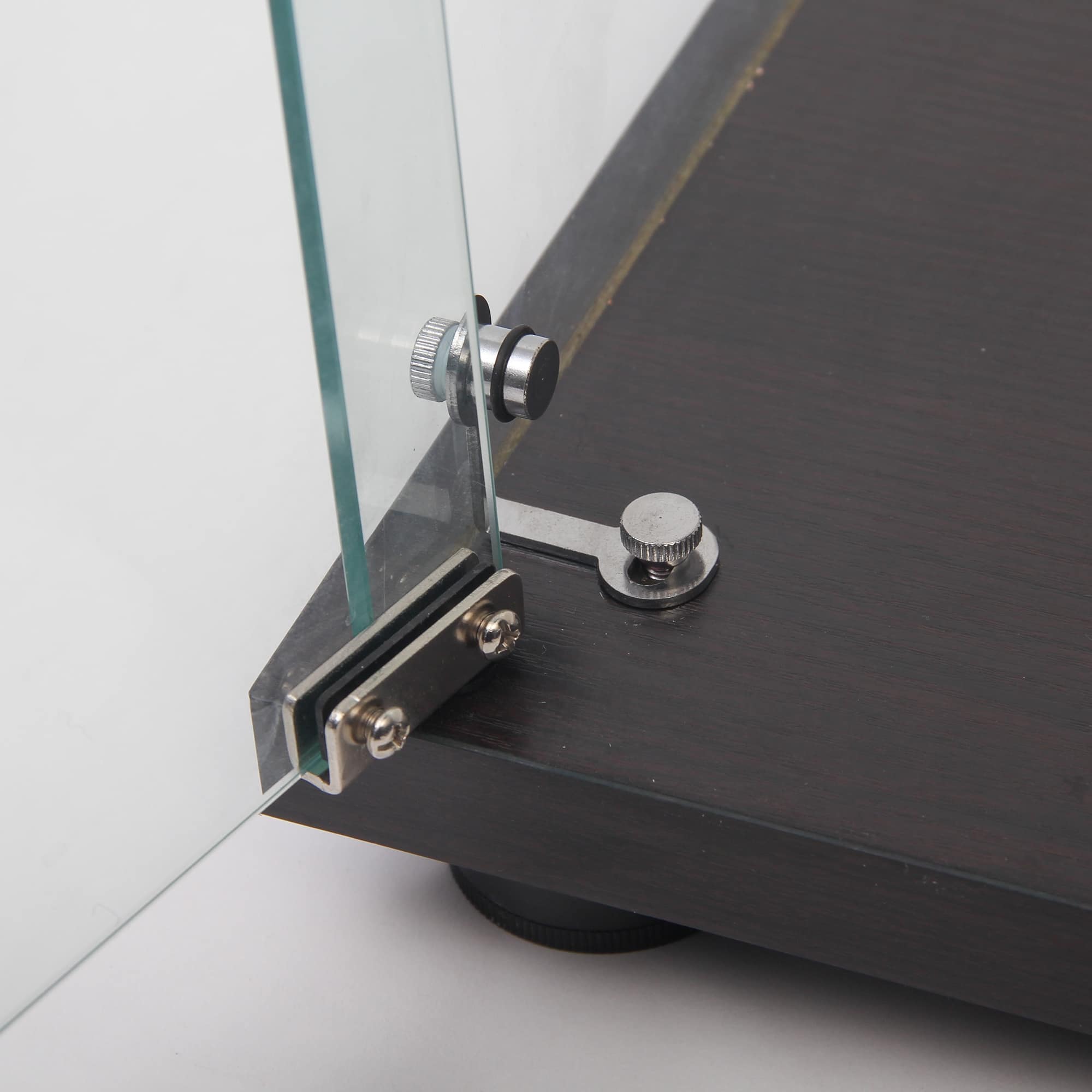 Glass Display with Shelves Double Door, Bed Bath