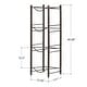 preview thumbnail 2 of 2, 5 Gallon Water Jug Holder Water Bottle Storage Rack, 4 Tiers, Black