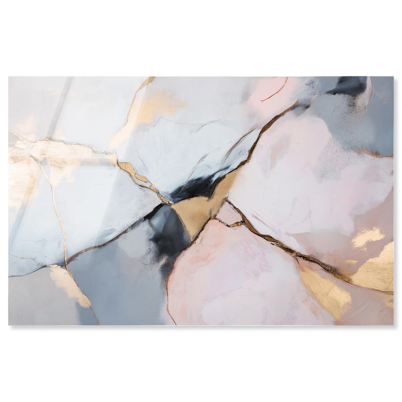 Gilded Veins Acrylic by Art Remedy, Ready to Hang - 45" x 30"