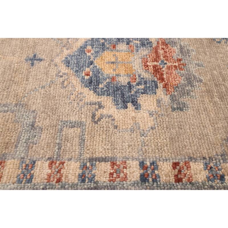 ECARPETGALLERY Hand-knotted Jules Serapi Taupe Wool Rug - 9'2 x 11'10