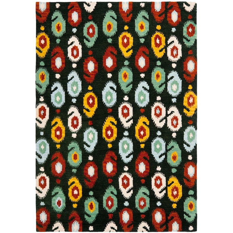 SAFAVIEH Handmade Ikat Annuska Modern Wool Rug