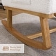 preview thumbnail 107 of 171, HOMYKA 28" Wide Rocking Chair for Nursery with Solid Wood Leg