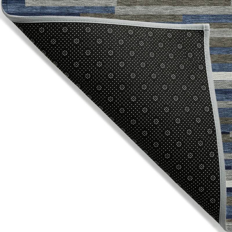 Machine Washable Indoor/ Outdoor Chantille Modern Stripes Rug
