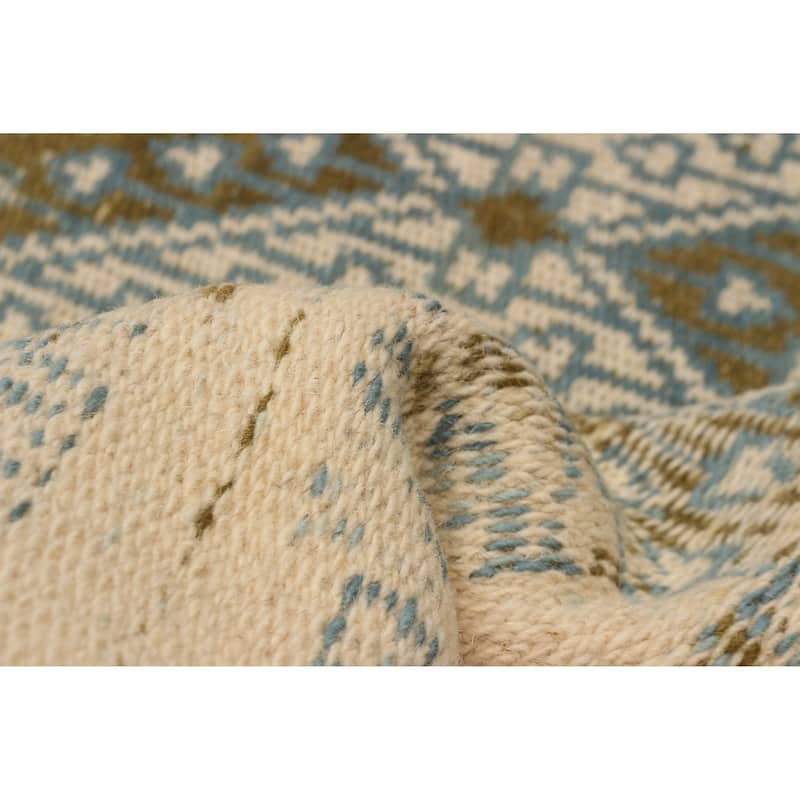 Ankara FW Cream Kilim 5'1" x 7'8" - 5'1 x 7'8