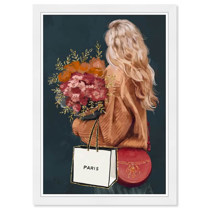 Wynwood Studio Prints Fashion and Glam Freshly Picked Green and Dark Green Glam Wall Art Canvas Print