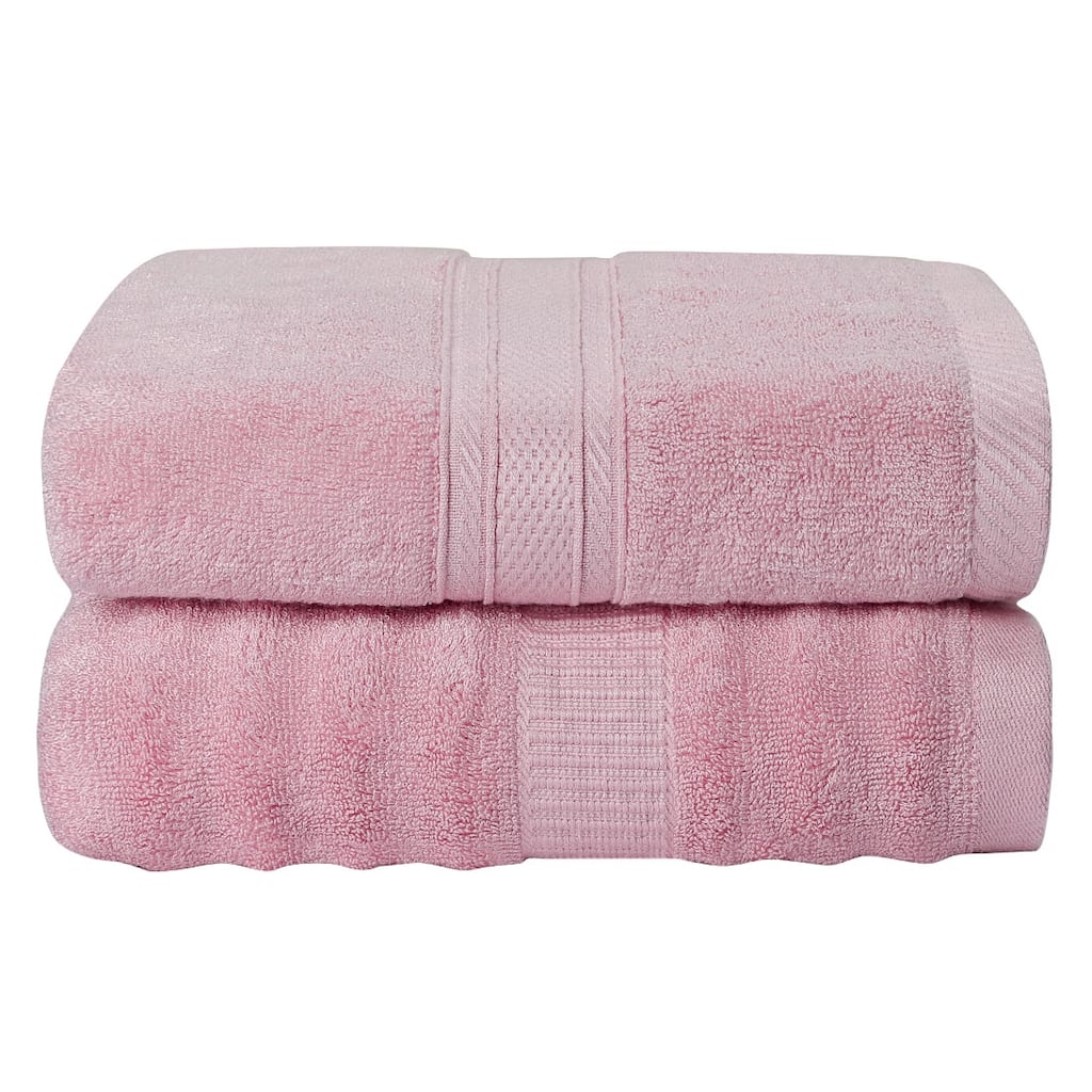 2 Pcs Absorbent Bath Towels 27 x 54 Inch - 70 x 140cm/27 x 54 inch