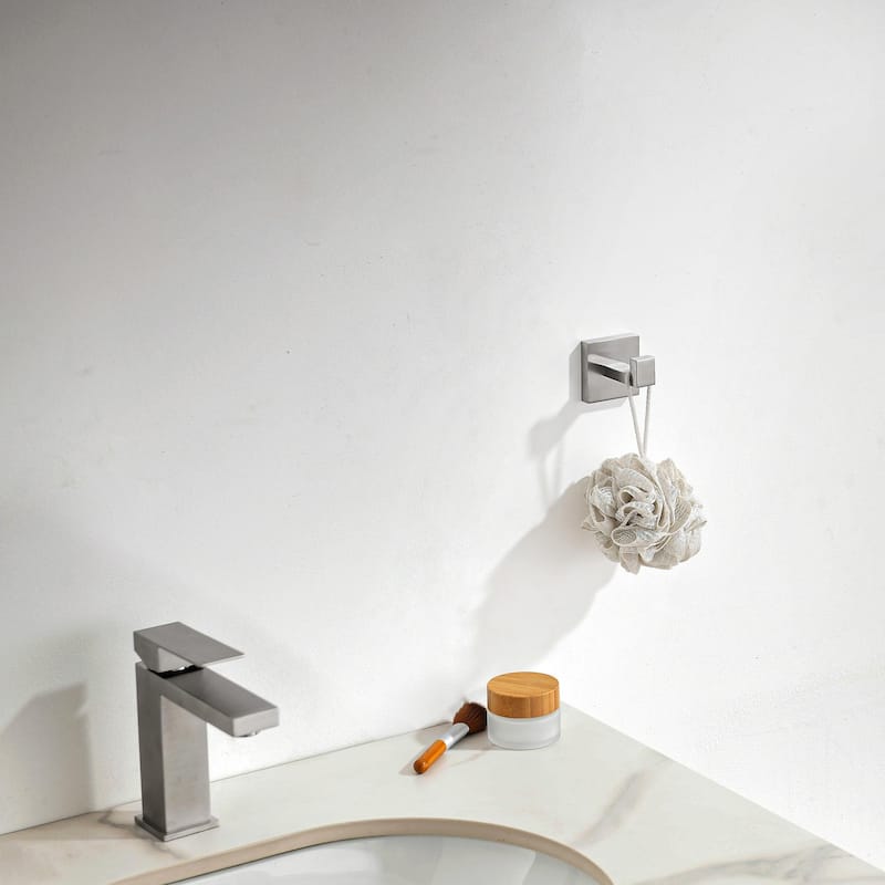 ANZZI 5-Piece Brushed Nickel Bathroom Accessories Set