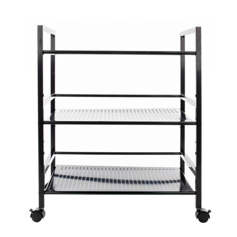 Widen 3 Tiers Multi-functional Storage Cart - Black