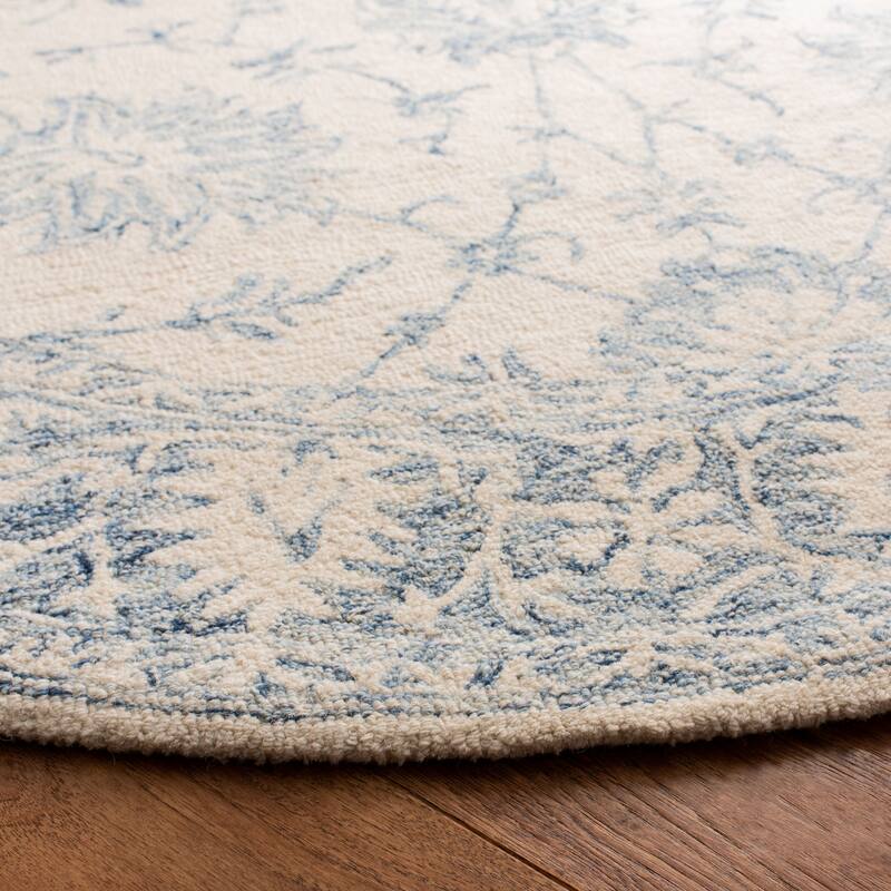 SAFAVIEH Handmade Blossom Unni Modern Floral Wool Rug
