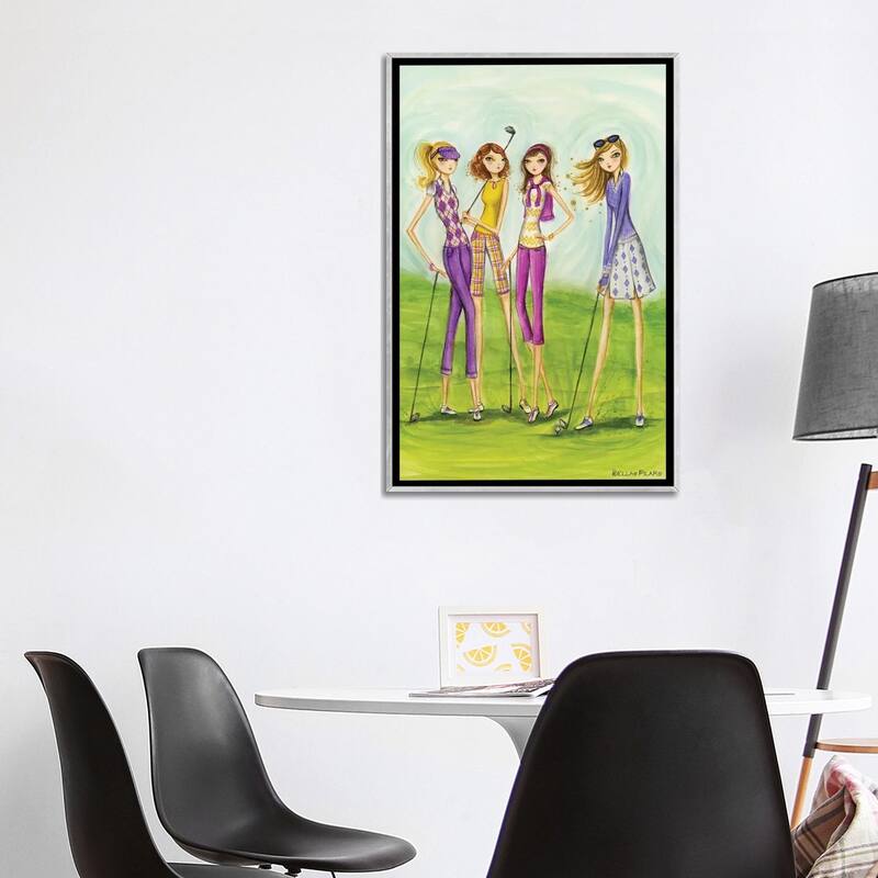 iCanvas "Ladies Golf In Style" by Bella Pilar Framed