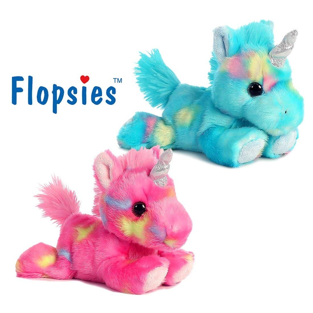 Blueberry ripple unicorn bright fancies 7 stuffed animal by aurora plush 16701 hotsell
