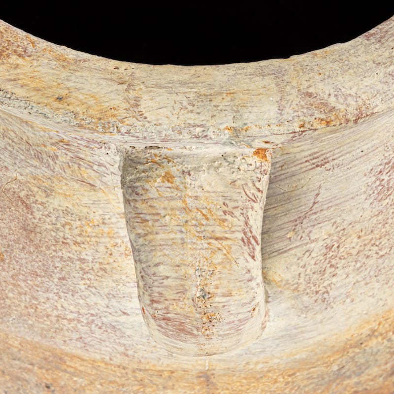 Whitewashed Terra-cotta Urn