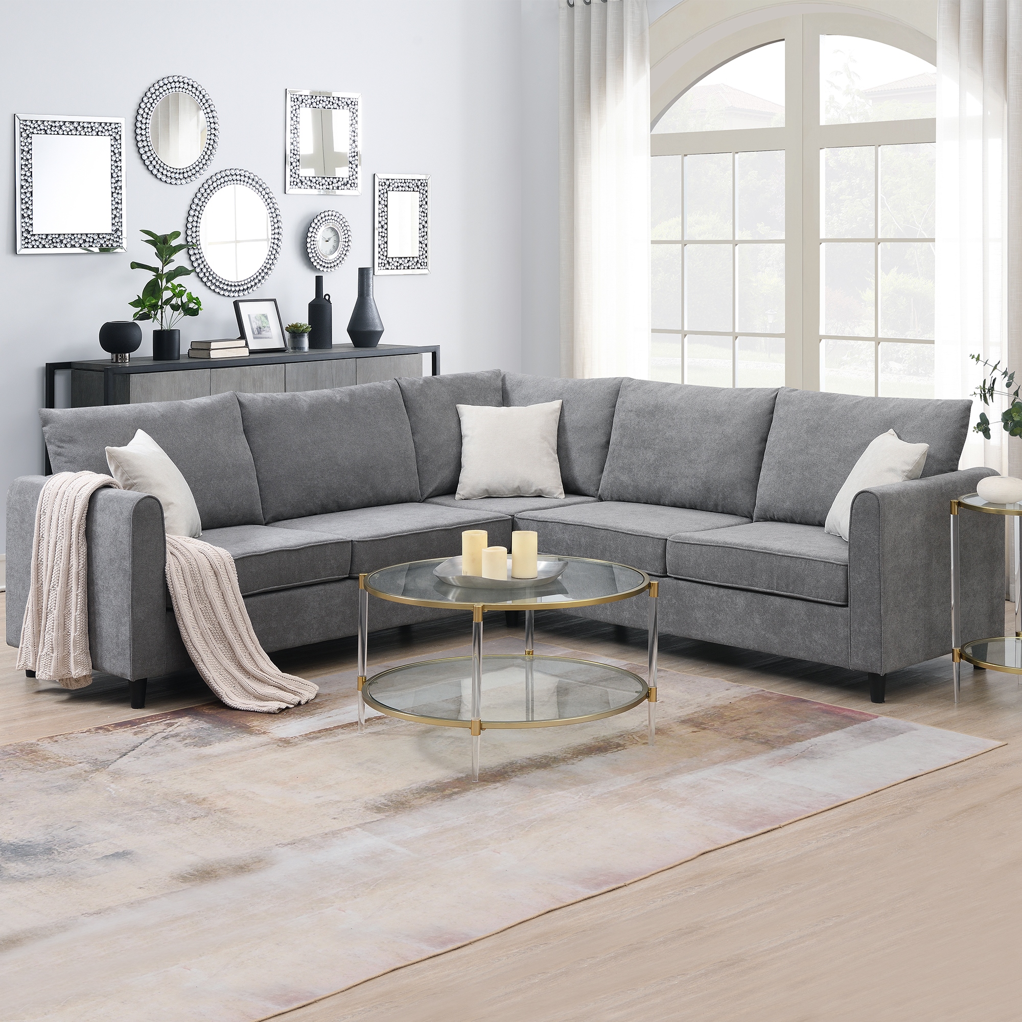 Sectional clearance sofa pillows