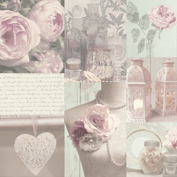 slide 2 of 6, Arthouse Irene Blush Charlotte College Wallpaper