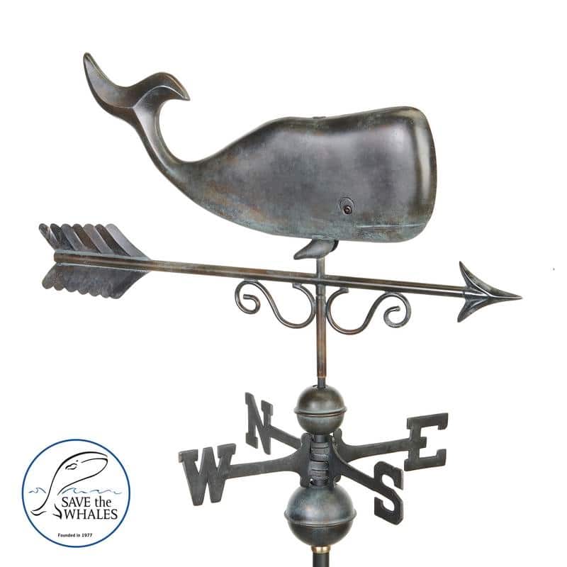 Save the Whales? Weathervane - Pure Copper by Good Directions