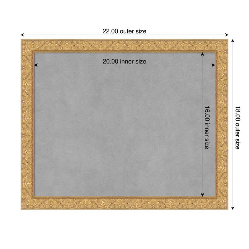 Amanti Art Lila Gold Framed - 22 x 18 in - Lila Gold