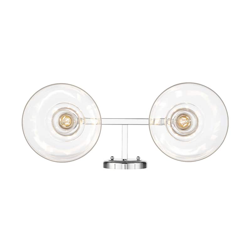 Yep by Golden Lighting Carver 2-light Vanity in Chrome