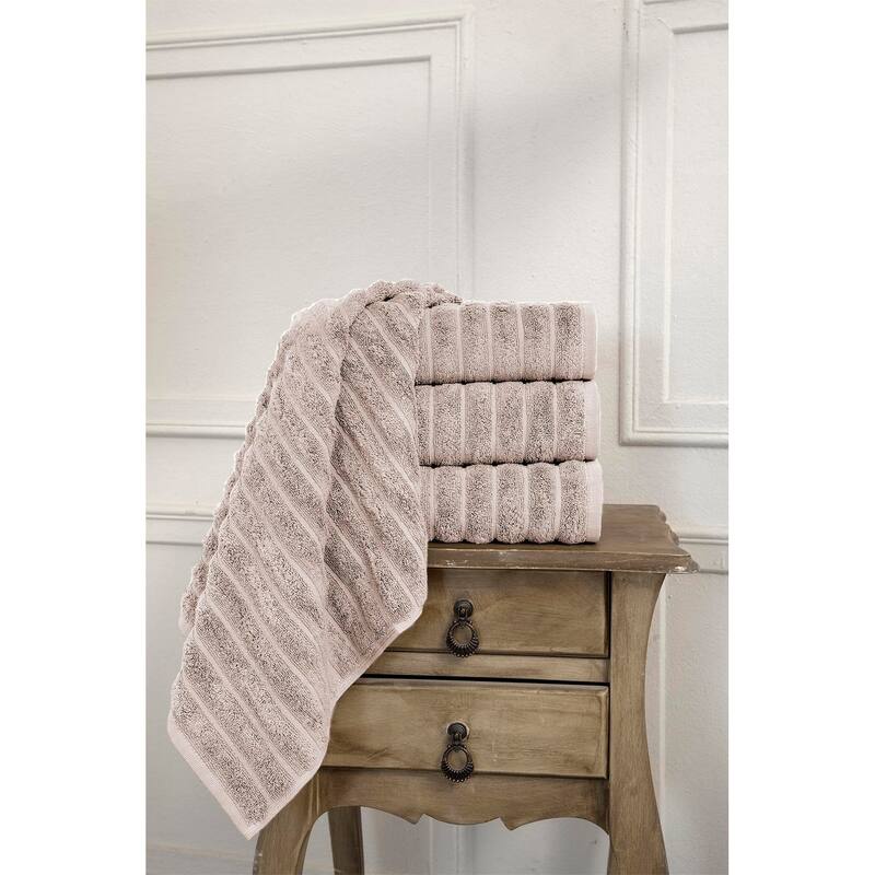 Brampton Turkish Cotton 4 Piece Bath Towels Set Heavyweight 27x54"