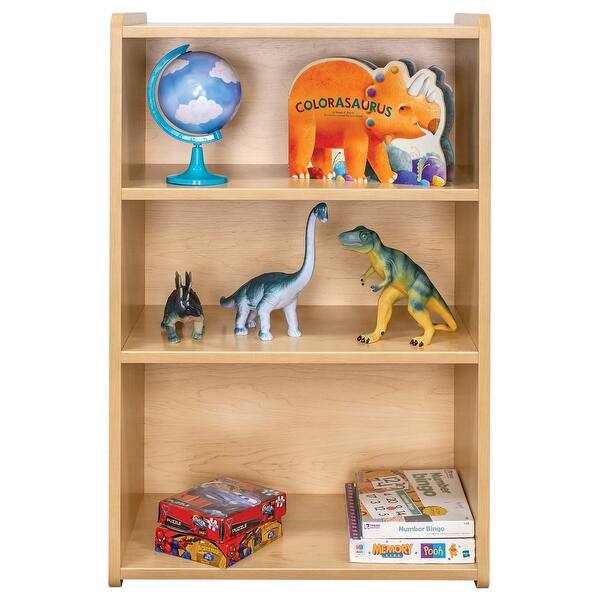 slide 2 of 6, Tot Mate Laminate School Age Storage Shelf - 24" x 15" x 37 1/2" Assembled - Maple