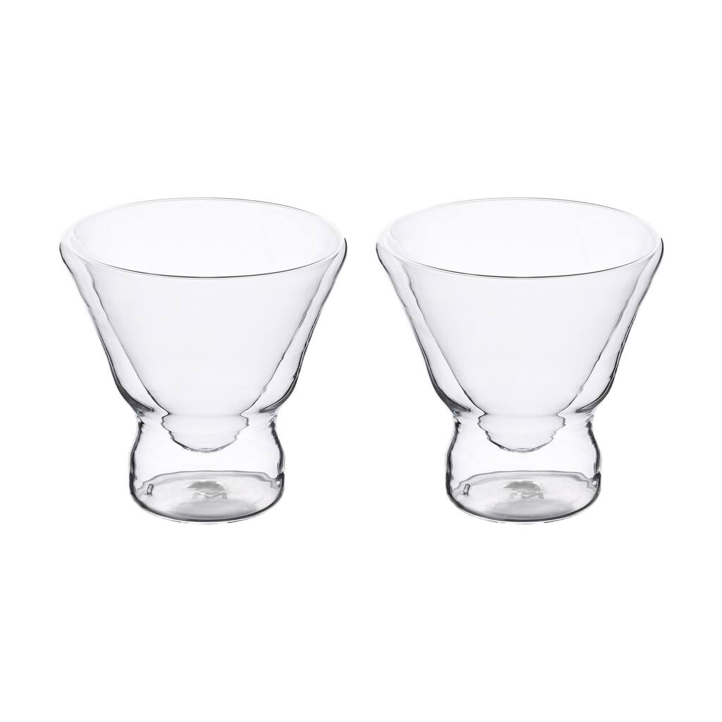 MasterPRO Set of 2 Martini Glasses - 7.7 Ounces