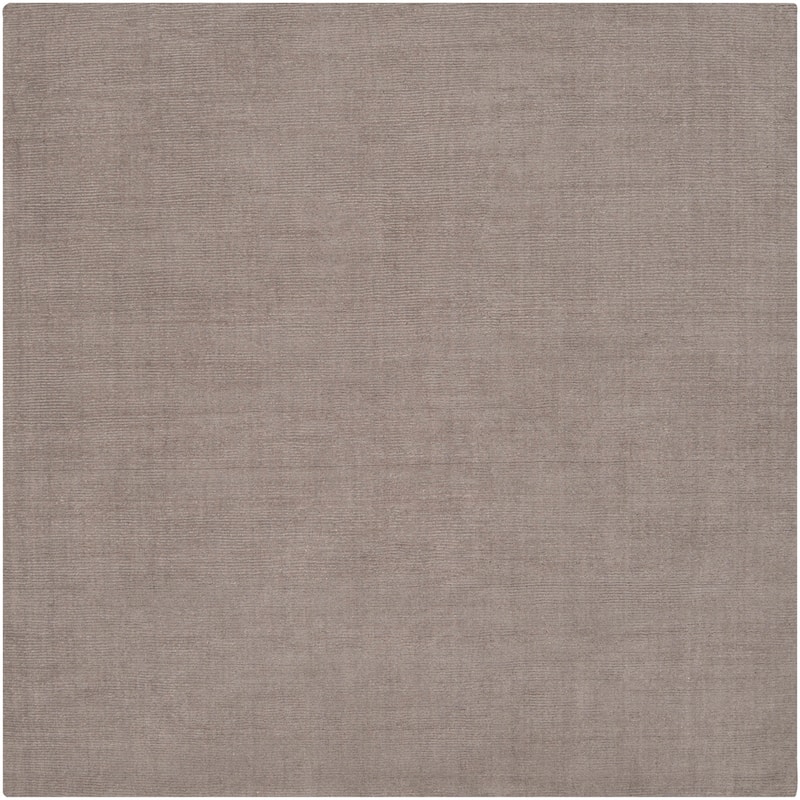 Livabliss Mystique Minimalist Solid Area Rug - 8' x 8' Square - Grey - Square