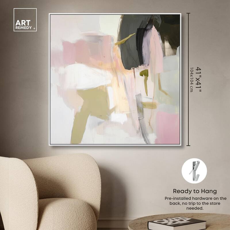 Dynamic Color IV Canvas by Art Remedy