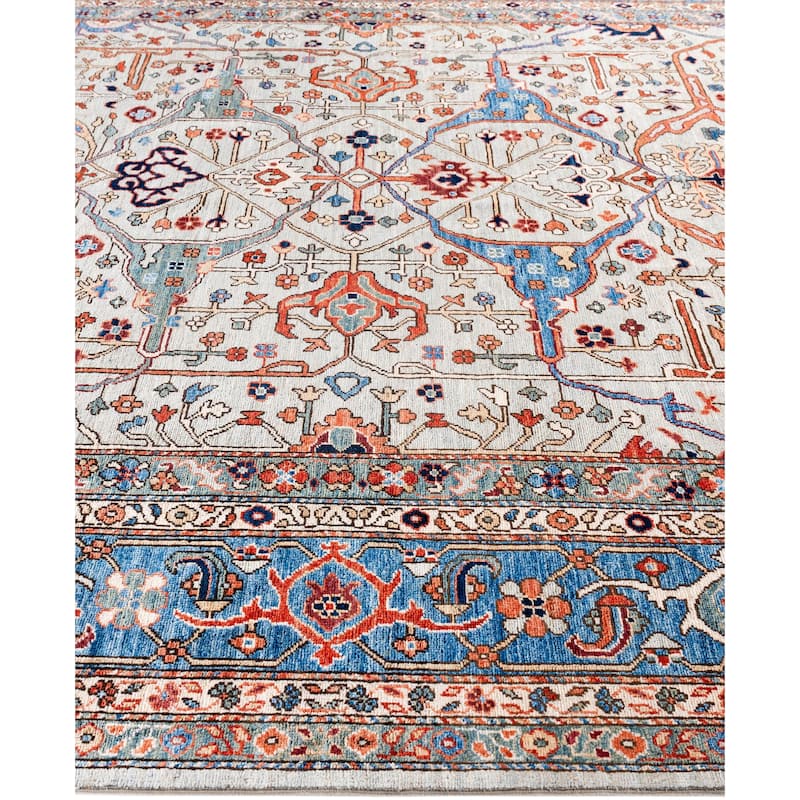 Serapi One-of-a-Kind Hand-Knotted Area Rug - Gray - 8' 1" x 9' 11"