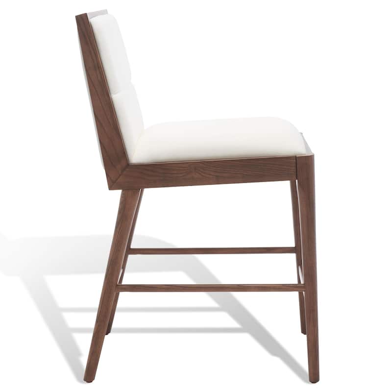 SAFAVIEH Couture Vonne Linen Counter Stool (Set of 2) - 19Wx22Dx36H