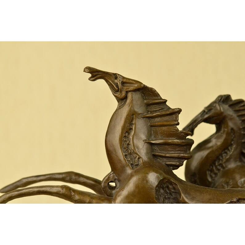 Signed Original Milo Dual Imitative Horses Imitative Horse Modern Art Abstract Sculpture Statue Sale