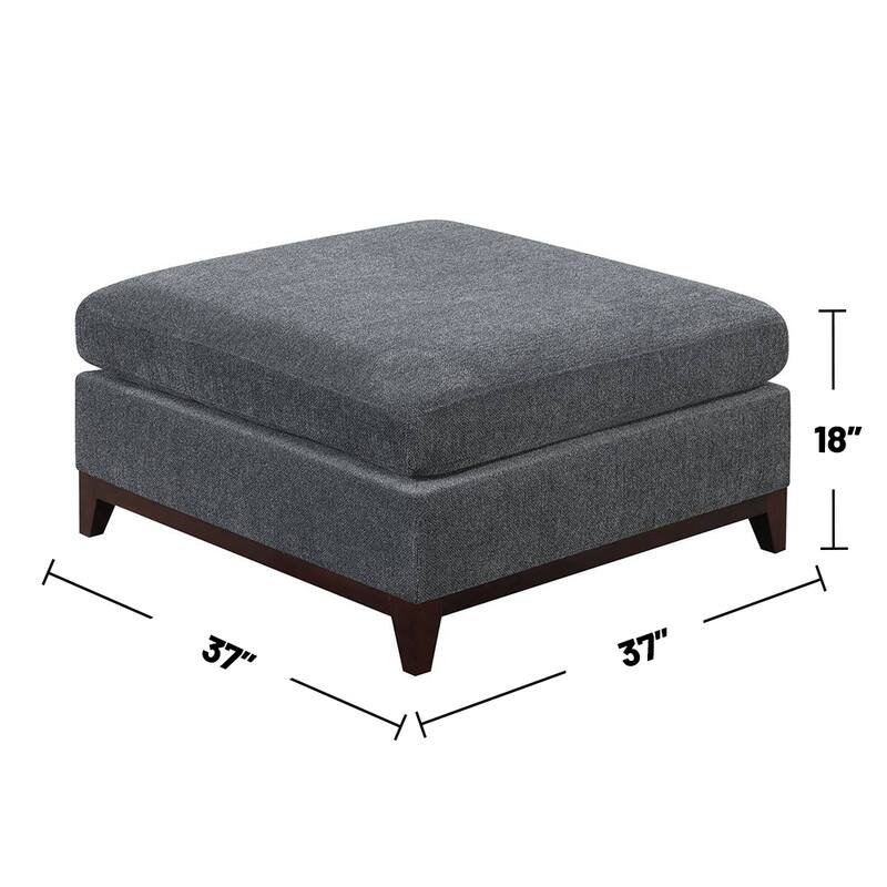 6 Piece Chenille Modular Sofa Set