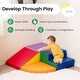 preview thumbnail 17 of 15, 4-Piece Climb and Crawl Foam Block Play Set for Kids