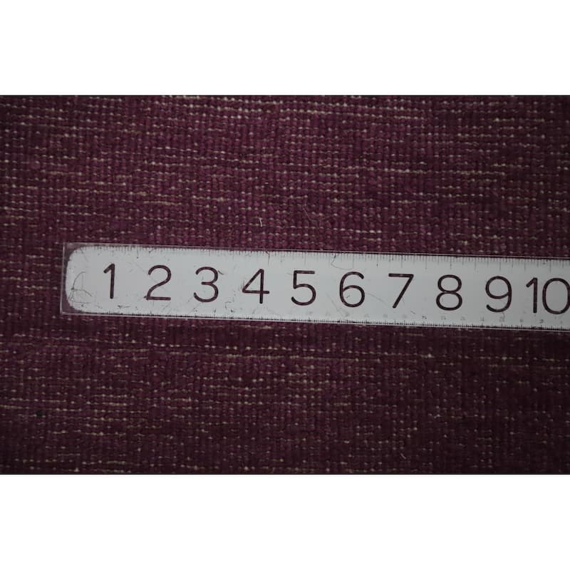Hand Knotted Oriental 100% Wool Carpet Modern Solid Purples Gabbeh Area Rug - 12' 2'' X 9' 3''