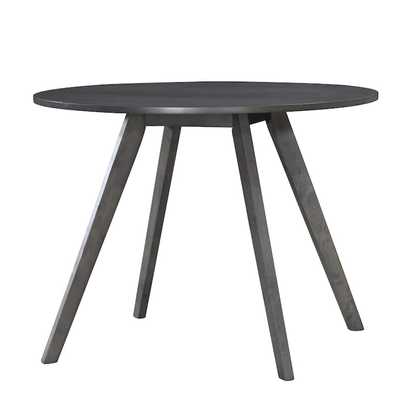 Isla 39.5" Round Wood Dining Table - Grey