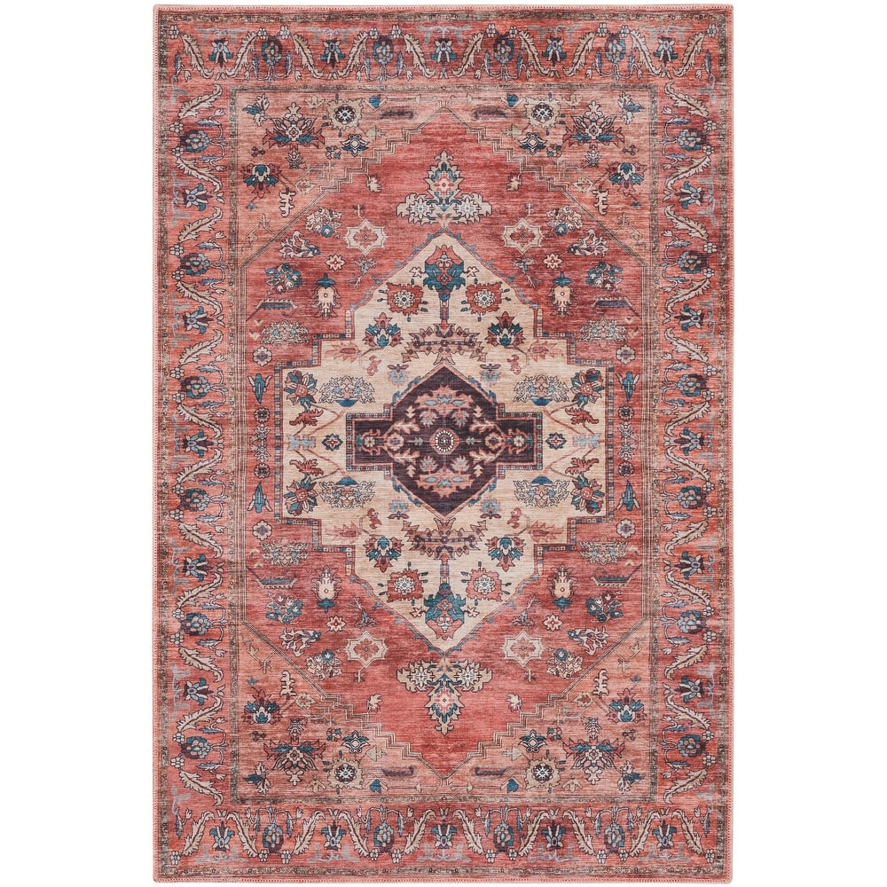 Washable Brilliance Persian Indoor Kitchen & Area Rug