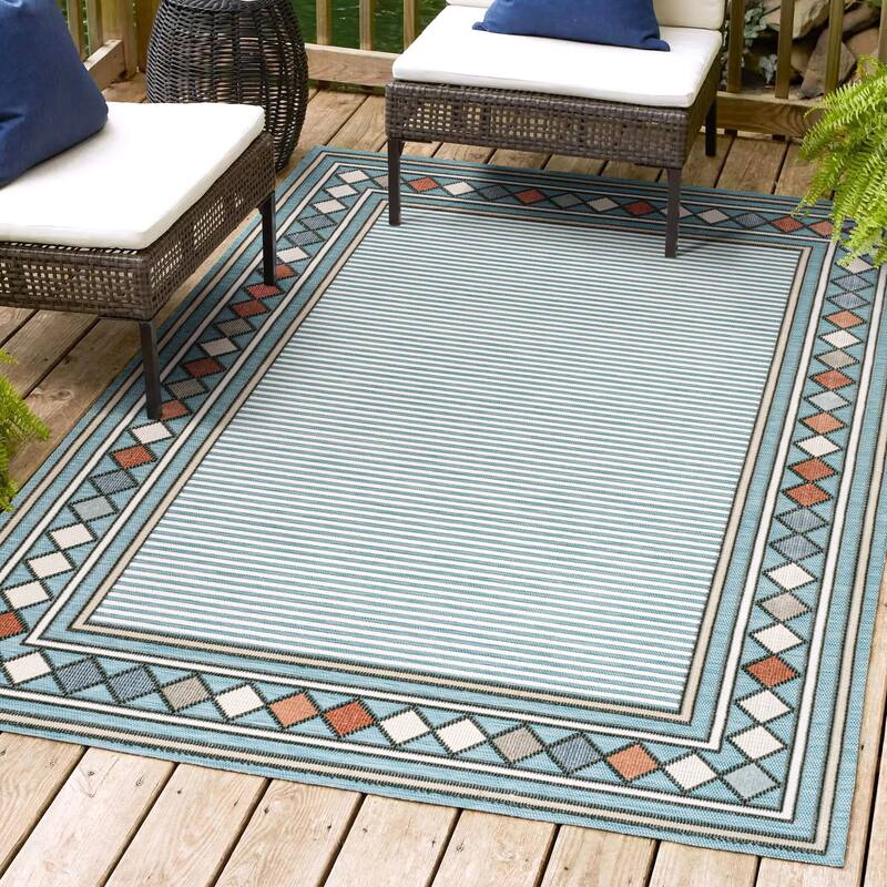 JONATHAN Y Star Abstract Swirl Area Rug