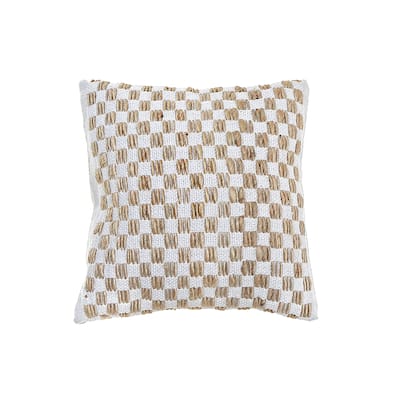 Handwoven Cotton Jute Cushion DIAmond