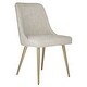 preview thumbnail 4 of 3, Uttermost 23838 Bramwell 21" Wide Metal Framed Polyester Dining Chair