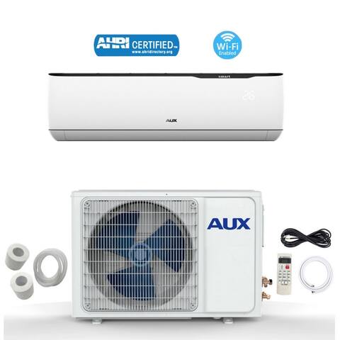AUX 24000 BTU MINI Split Ductless White 230V 12Ft WiFi Air Conditioner