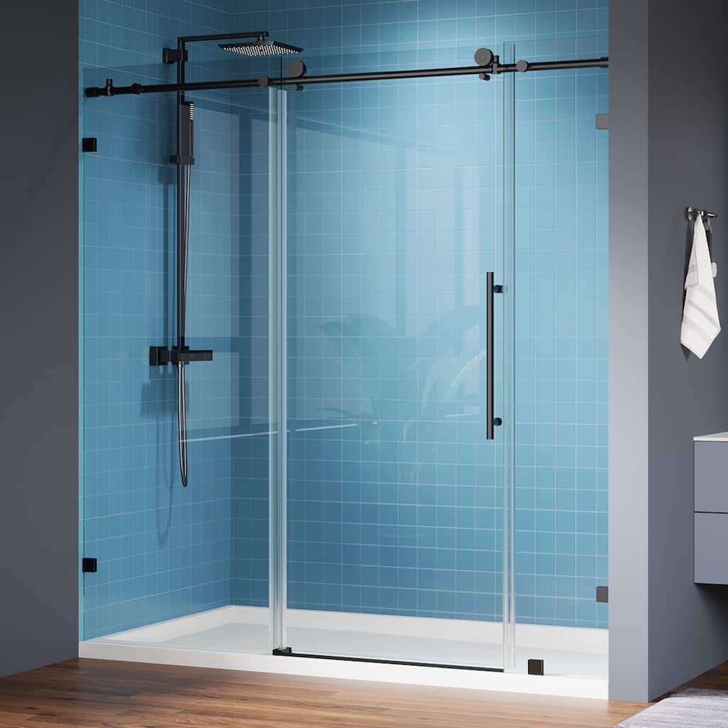 Frameless Shower Door with Clear Glass